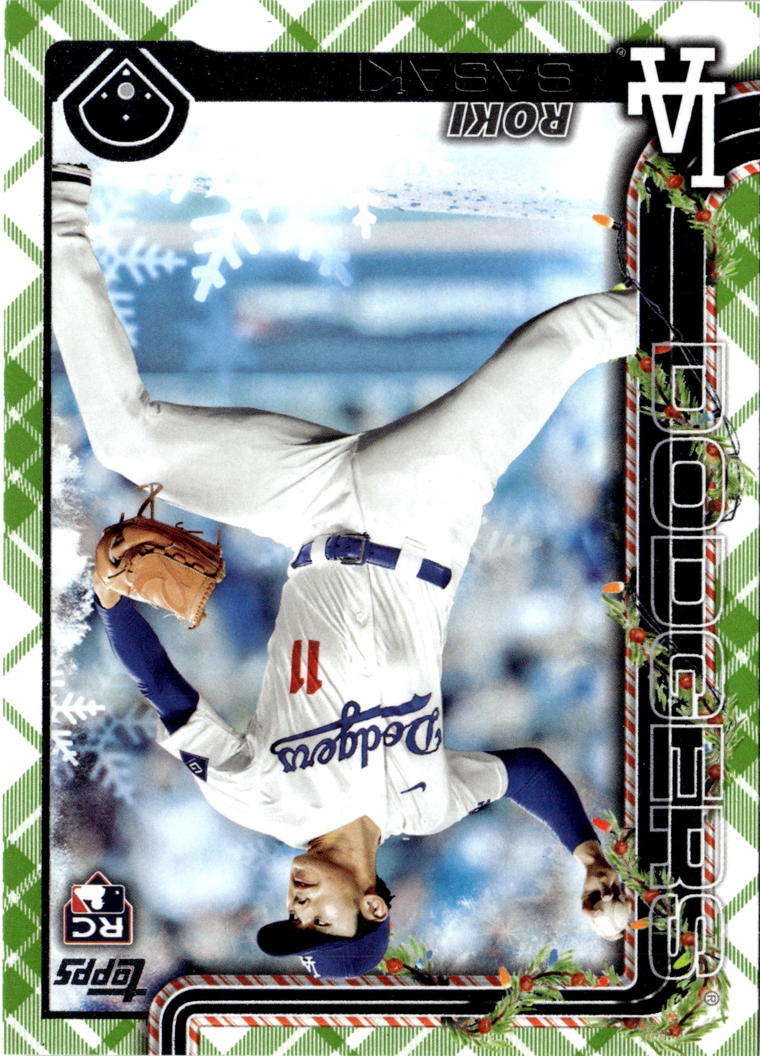 2025 Topps Holiday Roki Sasaki graded slab