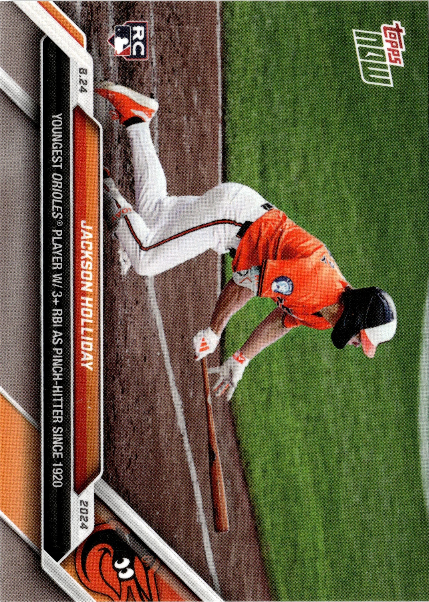 2024 Topps Now Jackson Holliday graded slab