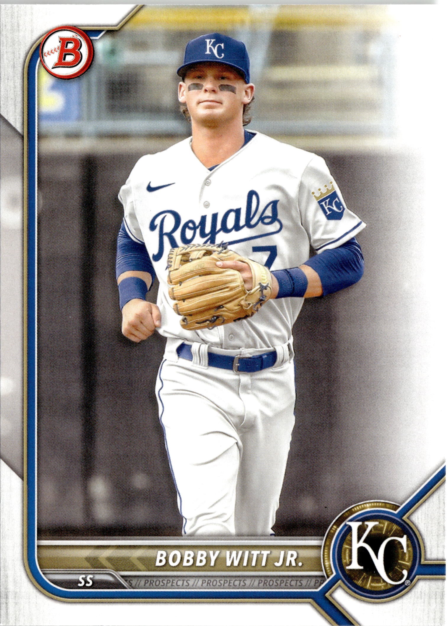 2022 Bowman Bobby Witt Jr. graded slab