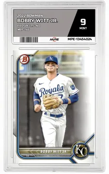 2022 BOWMAN PROSPECTS-No #BP-146 BOBBY WITT JR. MPE 9 MINT — graded card up for auction