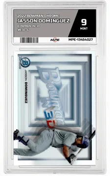 2022 BOWMAN CHROME BOWMAN IN 3D #B3D-6 JASSON DOMINGUEZ MPE 9 MINT — graded card up for auction