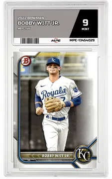 2022 BOWMAN #BP-146 BOBBY WITT JR. MPE 9 MINT — graded card up for auction