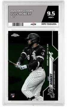 2020 TOPPS CHROME #U-58 LUIS ROBERT MPE 9.5 MINT+ — graded card up for auction