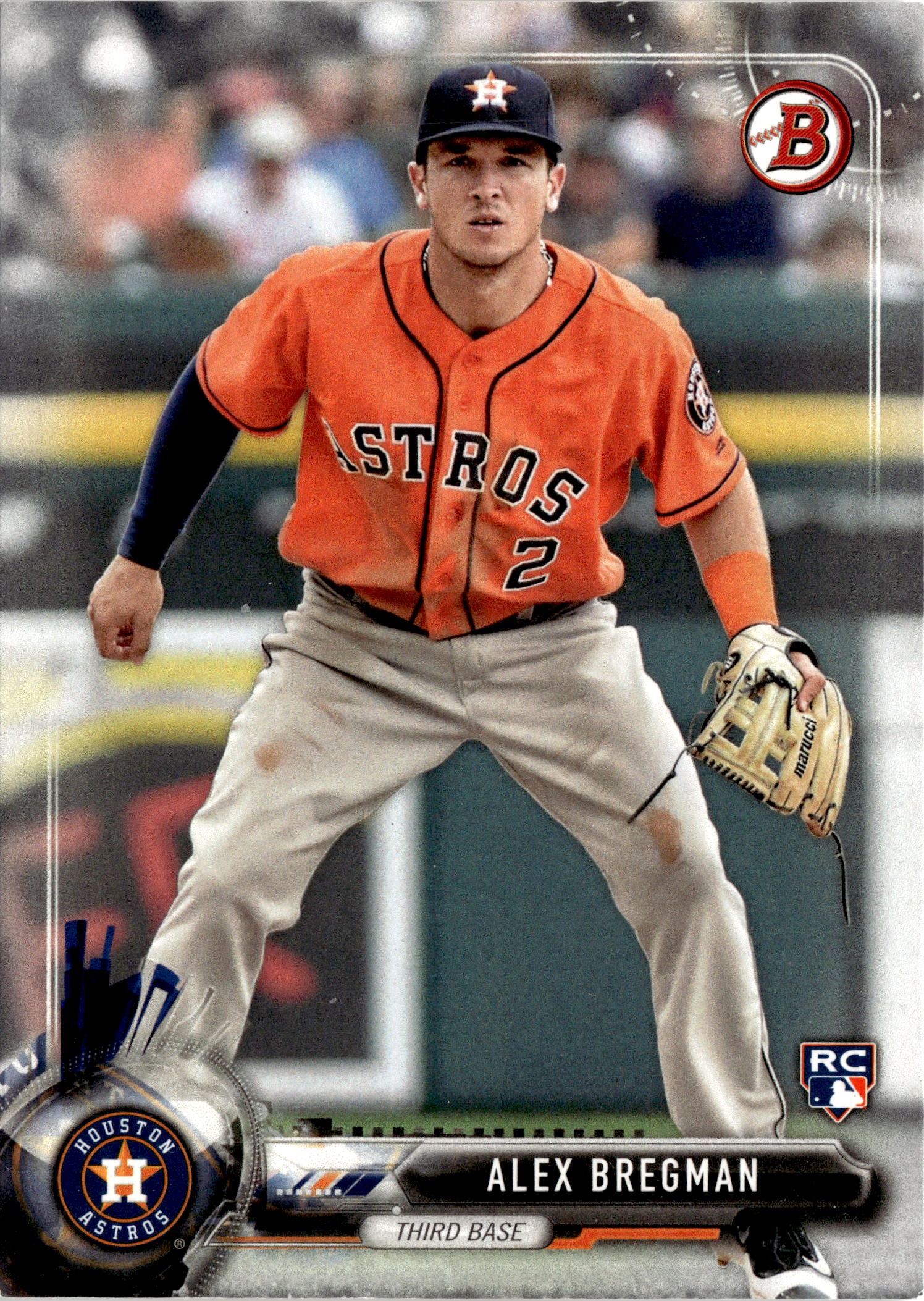 2017 Bowman Alex Bregman graded slab