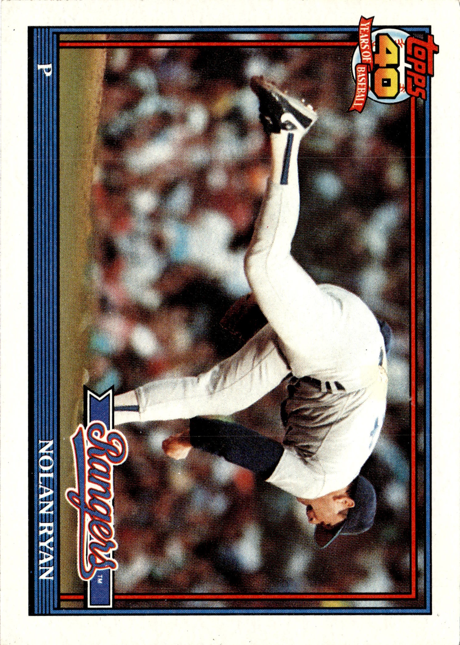 1991 Topps Nolan Ryan graded slab
