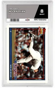 1991 TOPPS #1 NOLAN RYAN MPE 8 NM/MT — graded card up for auction
