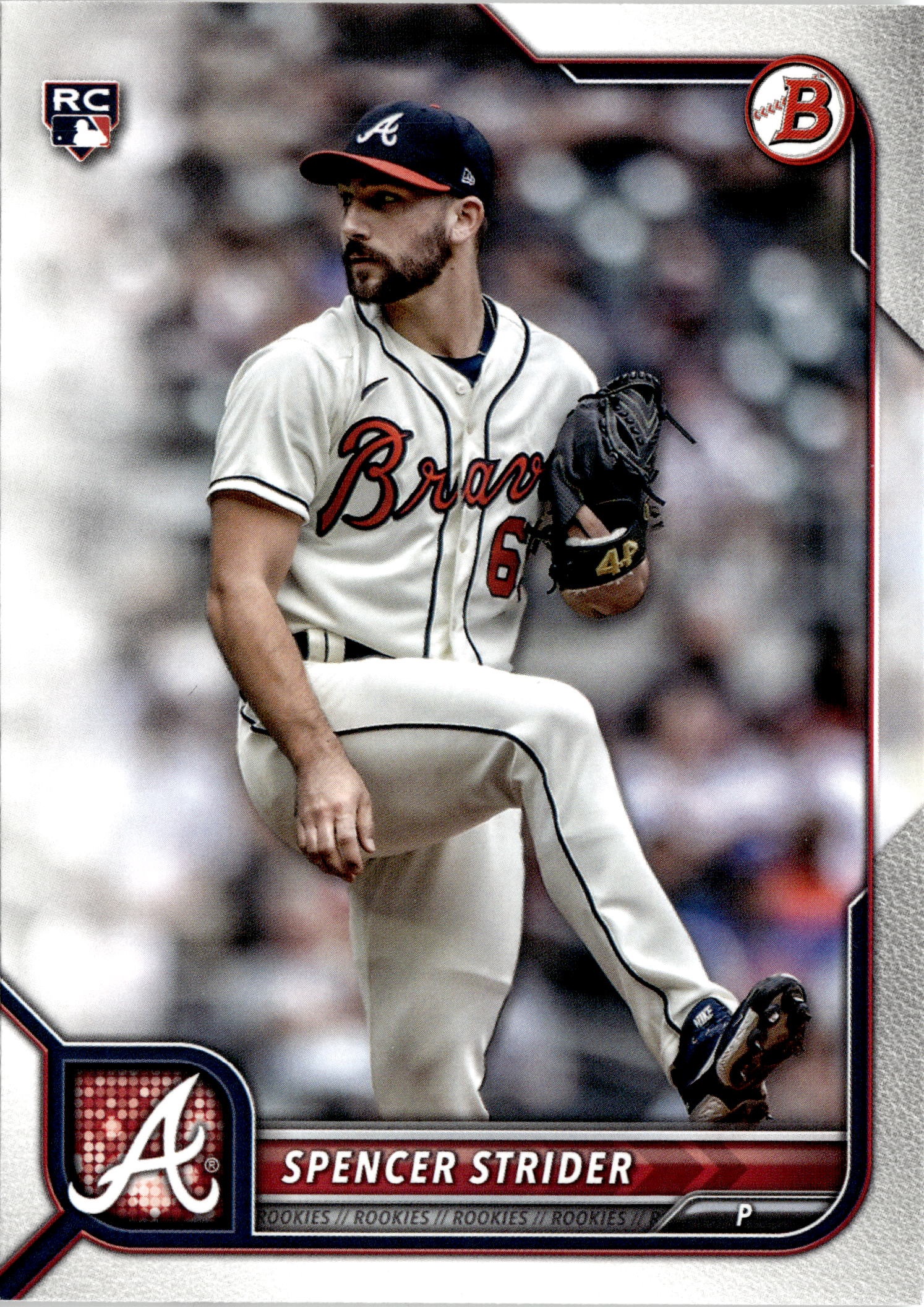 2022 Bowman Spencer Strider graded slab