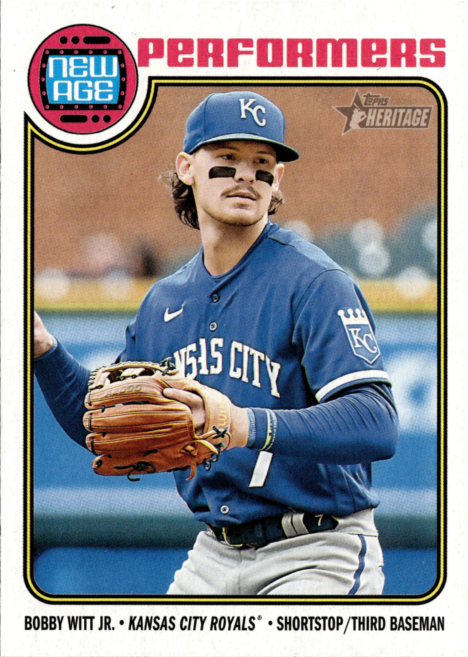 2023 Topps Heritage Bobby Witt Jr. graded slab