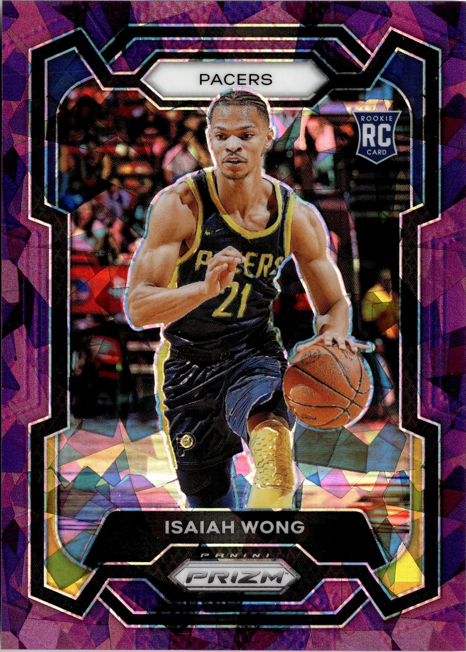 2023 Prizm Isaiah Wong graded slab