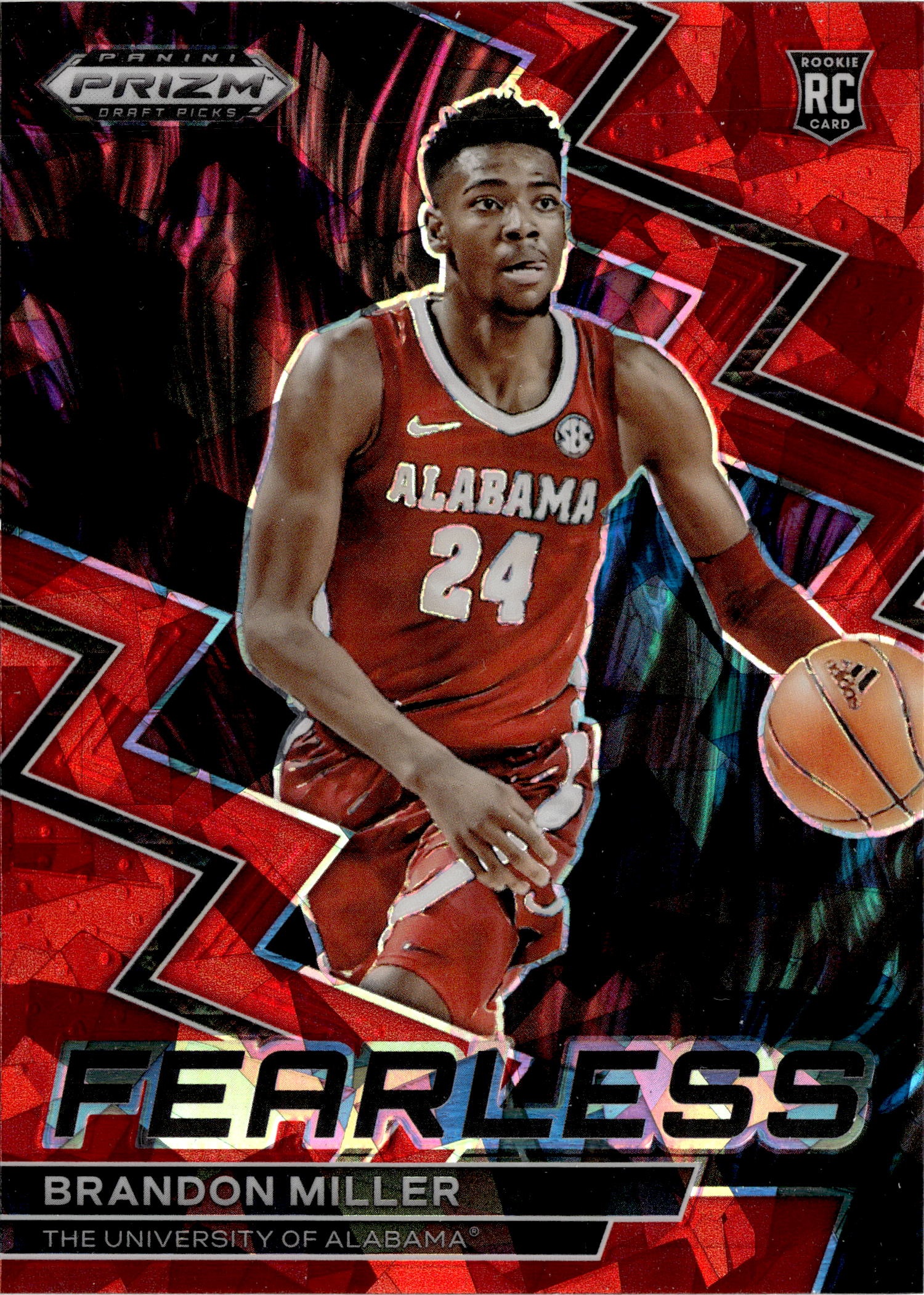 2023 Prizm Draft Picks Brandon Miller graded slab