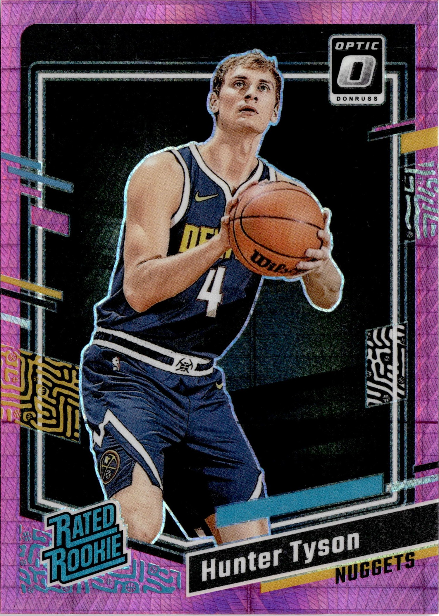 2024 Donruss Optic Hunter Tyson graded slab
