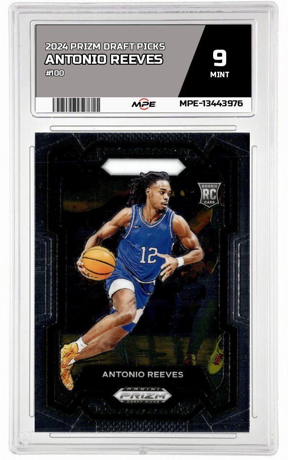 2024 PRIZM DRAFT PICKS #100 ANTONIO REEVES MPE 9 MINT — graded card auctioned from the MPE vault