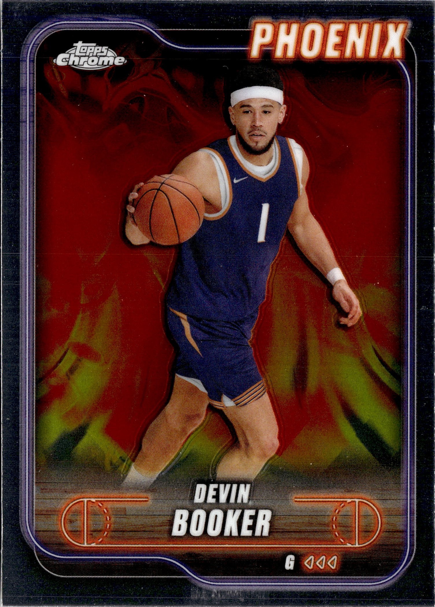 2024 Topps Chrome Devin Booker graded slab