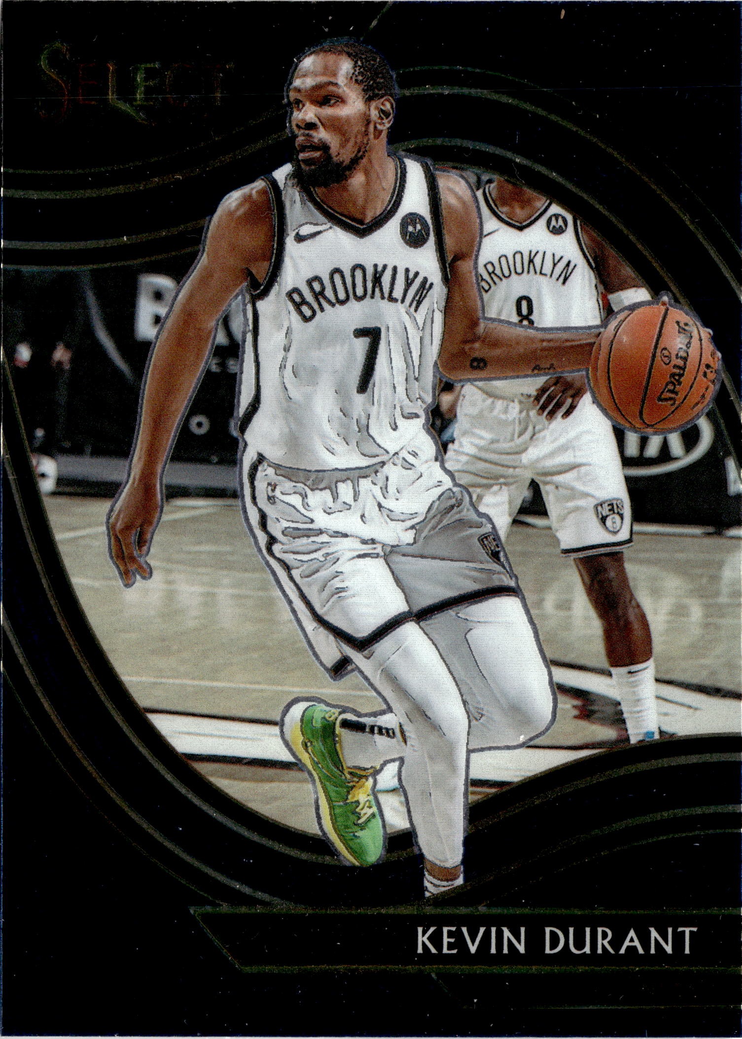 2021 Select Kevin Durant graded slab