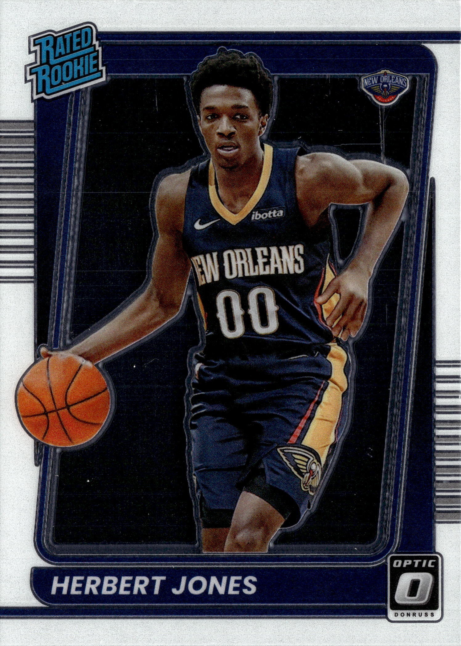 2021 Donruss Optic Herbert Jones graded slab