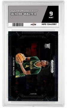 2024 PRIZM DRAFT PICKS #9 JA'KOBE WALTER MPE 9 MINT — graded card up for auction