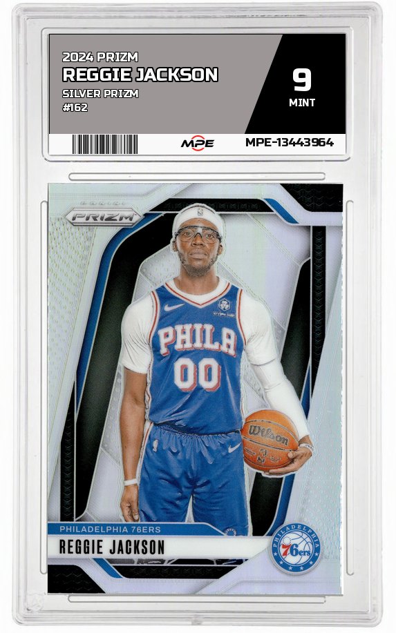 2024 PRIZM SILVER PRIZM #162 REGGIE JACKSON MPE 9 MINT — graded card auctioned from the MPE vault