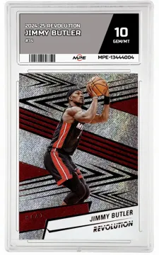 2024-25 REVOLUTION #34 JIMMY BUTLER MPE 10 GEM/MT — graded card up for auction