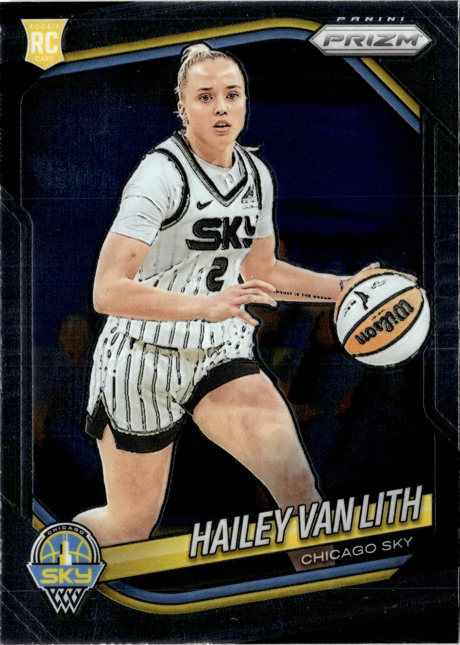 2025 Prizm Hailey Van Lith graded slab