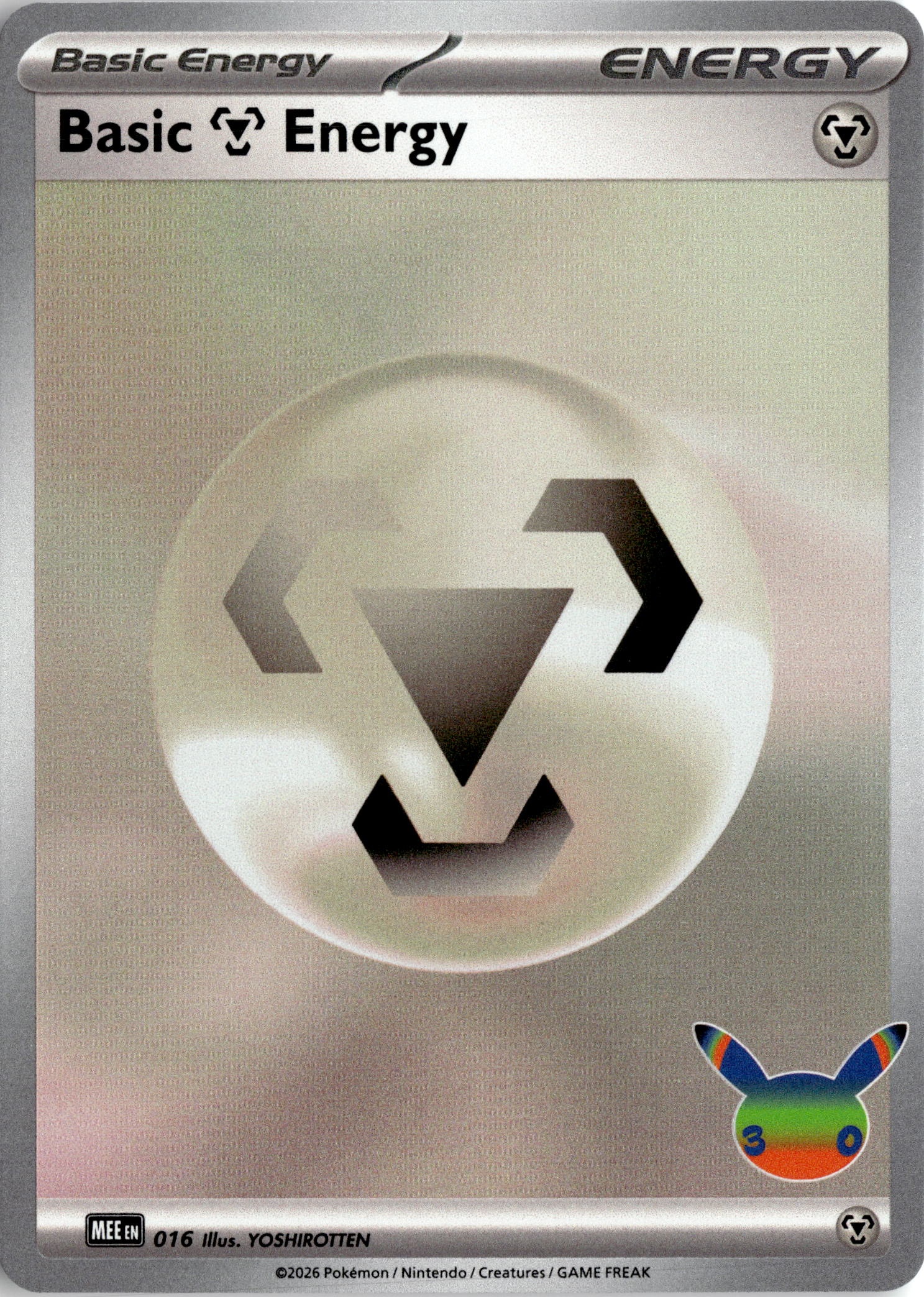 2026 Pokemon 30C En Basic Metal Energy graded slab
