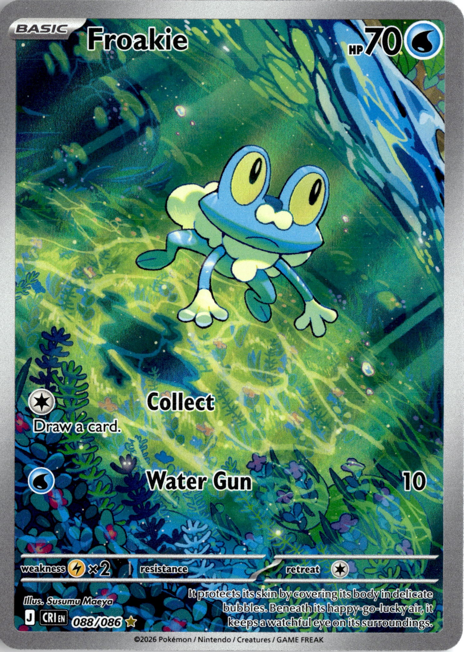 2026 Pokemon Mega Evolution Froakie graded slab