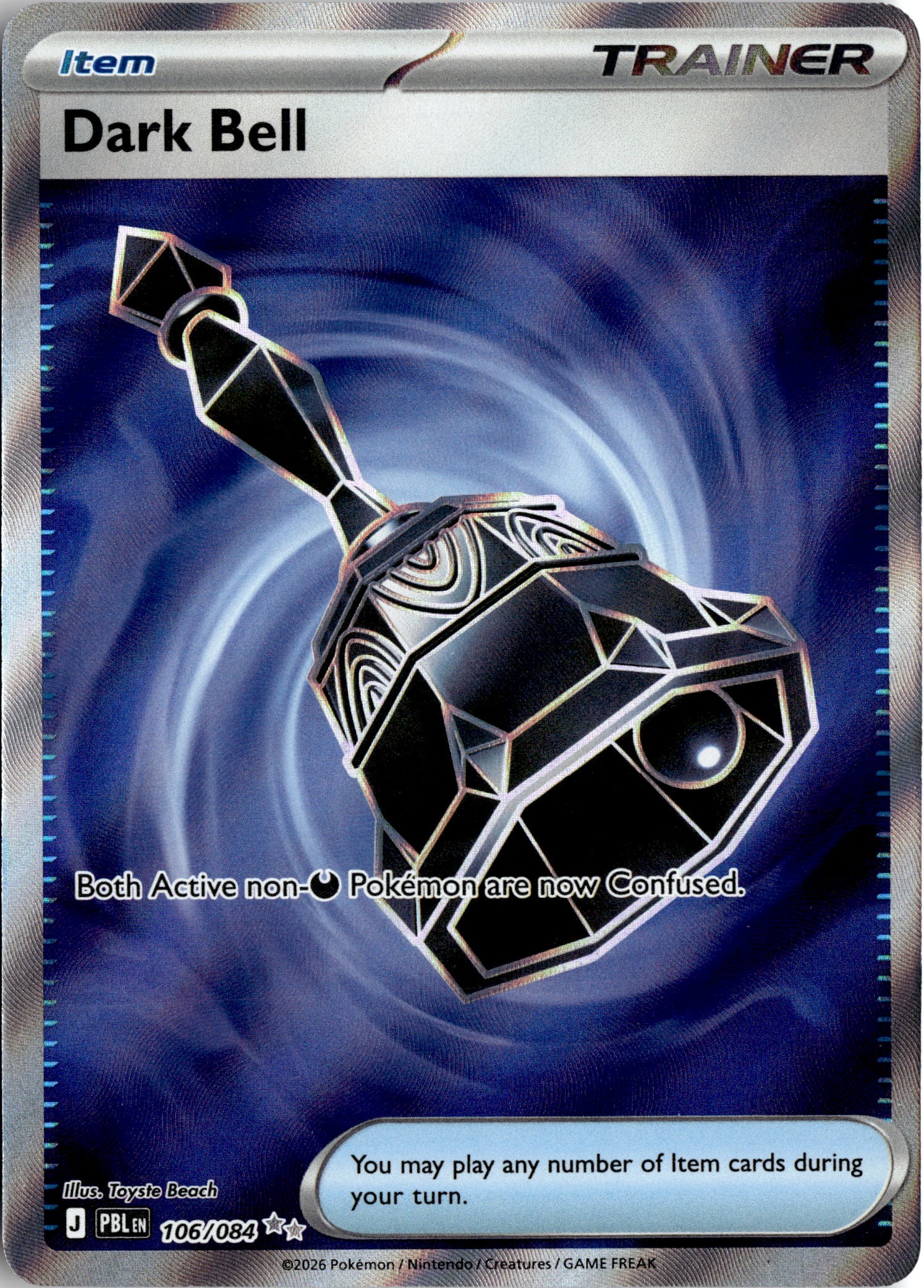 2026 Pokemon Mega Evolution Dark Bell graded slab