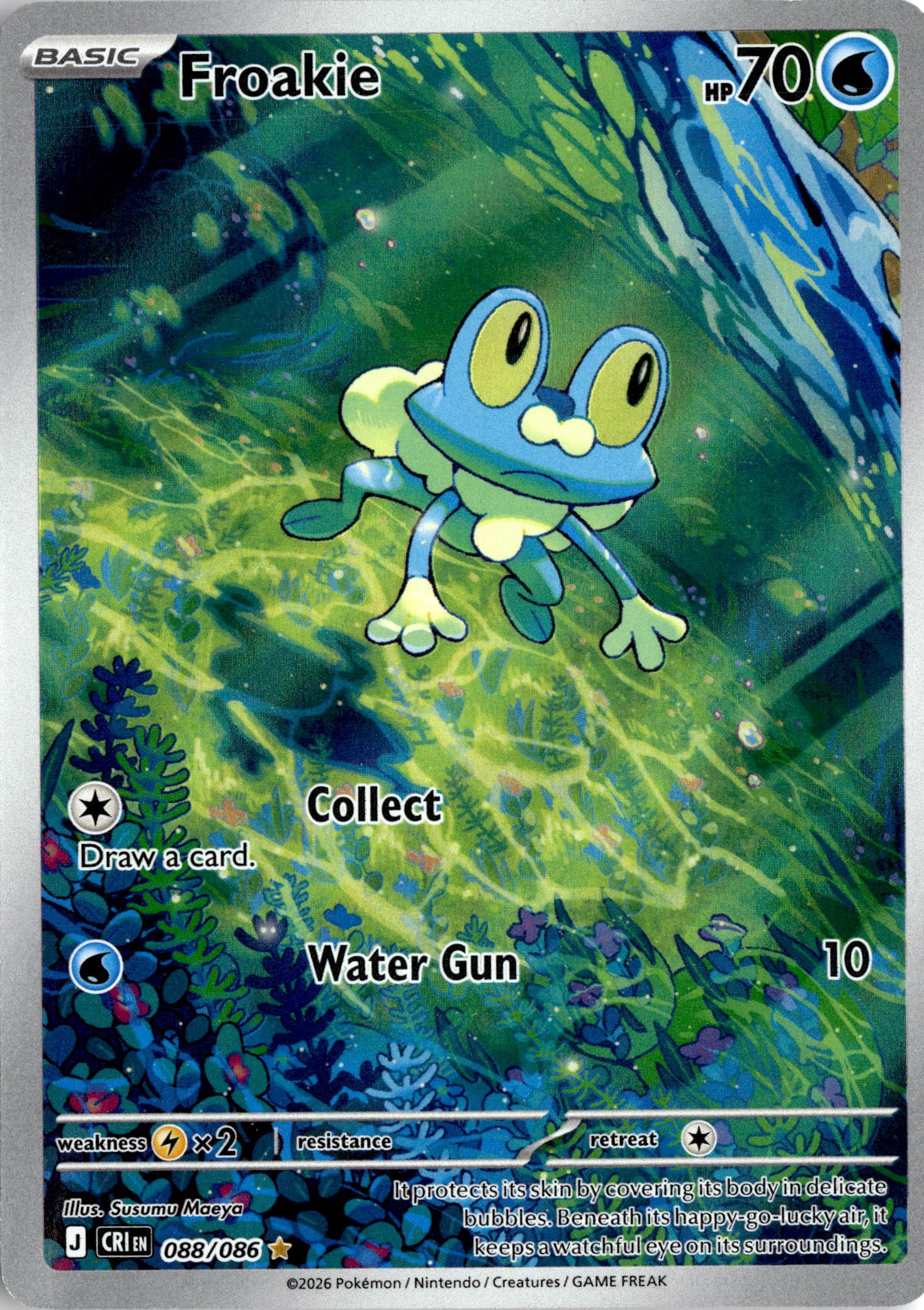 2026 Pokemon Mega Evolution Froakie graded slab