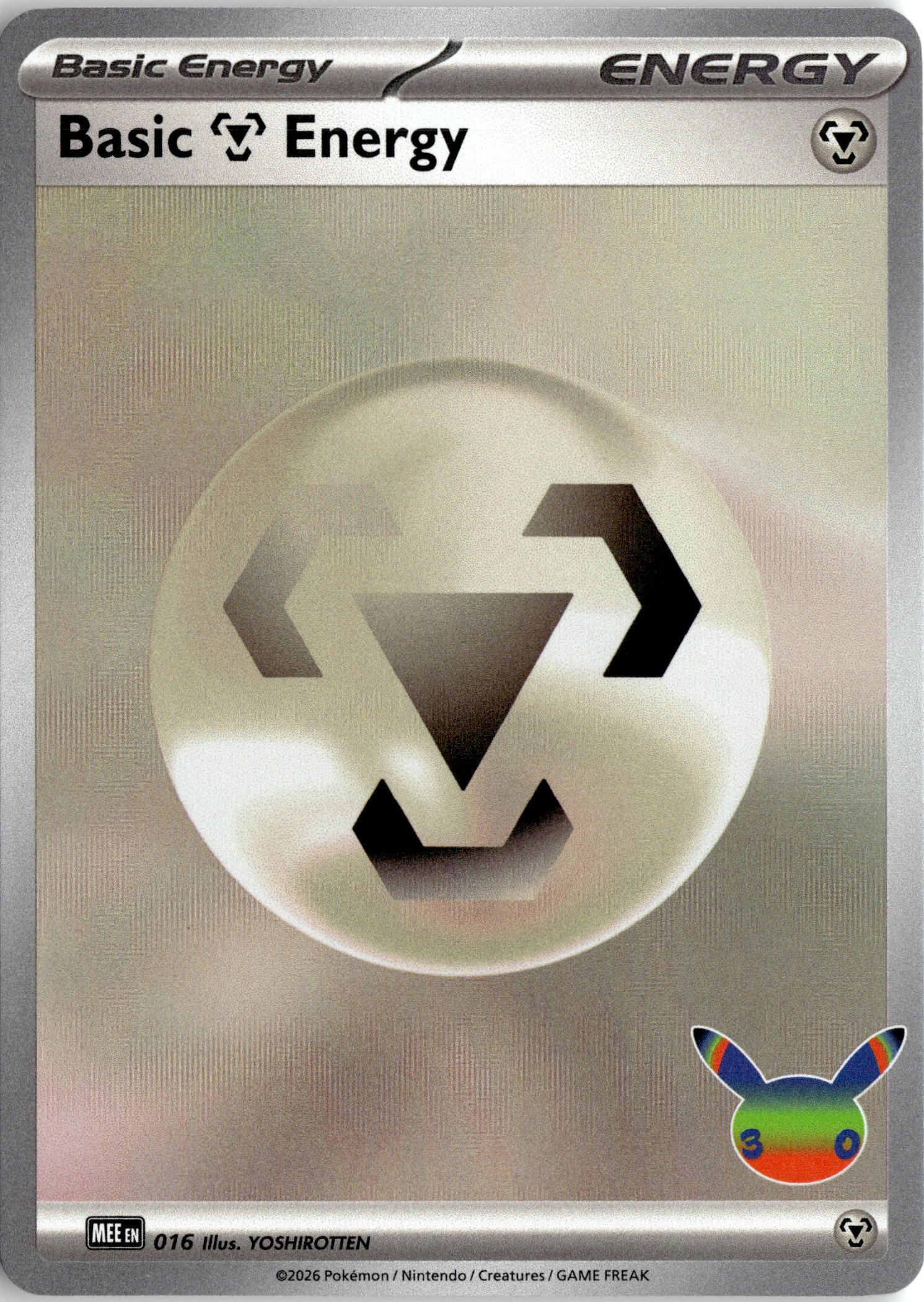 2026 Pokemon 30C En Basic Metal Energy graded slab