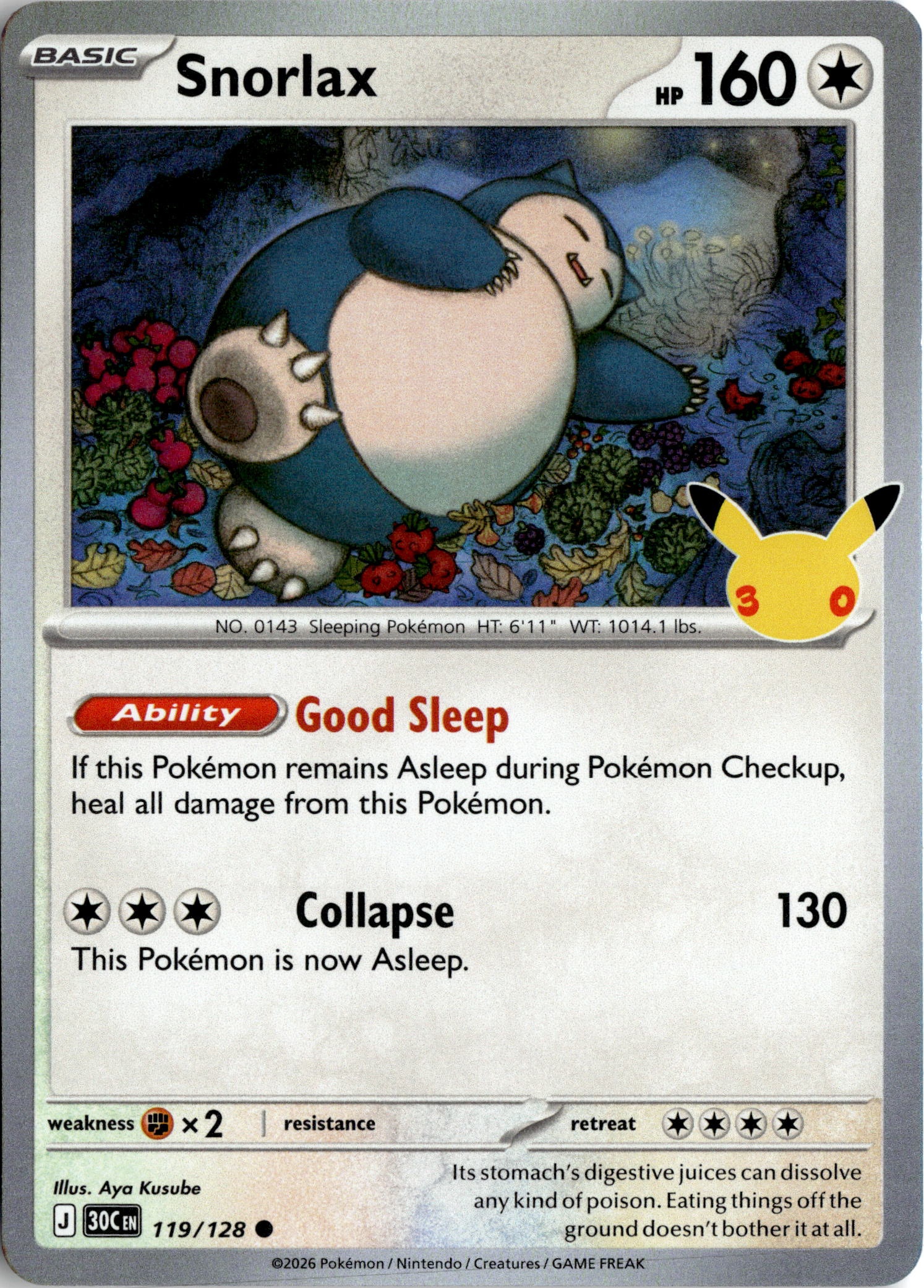 Snorlax graded slab