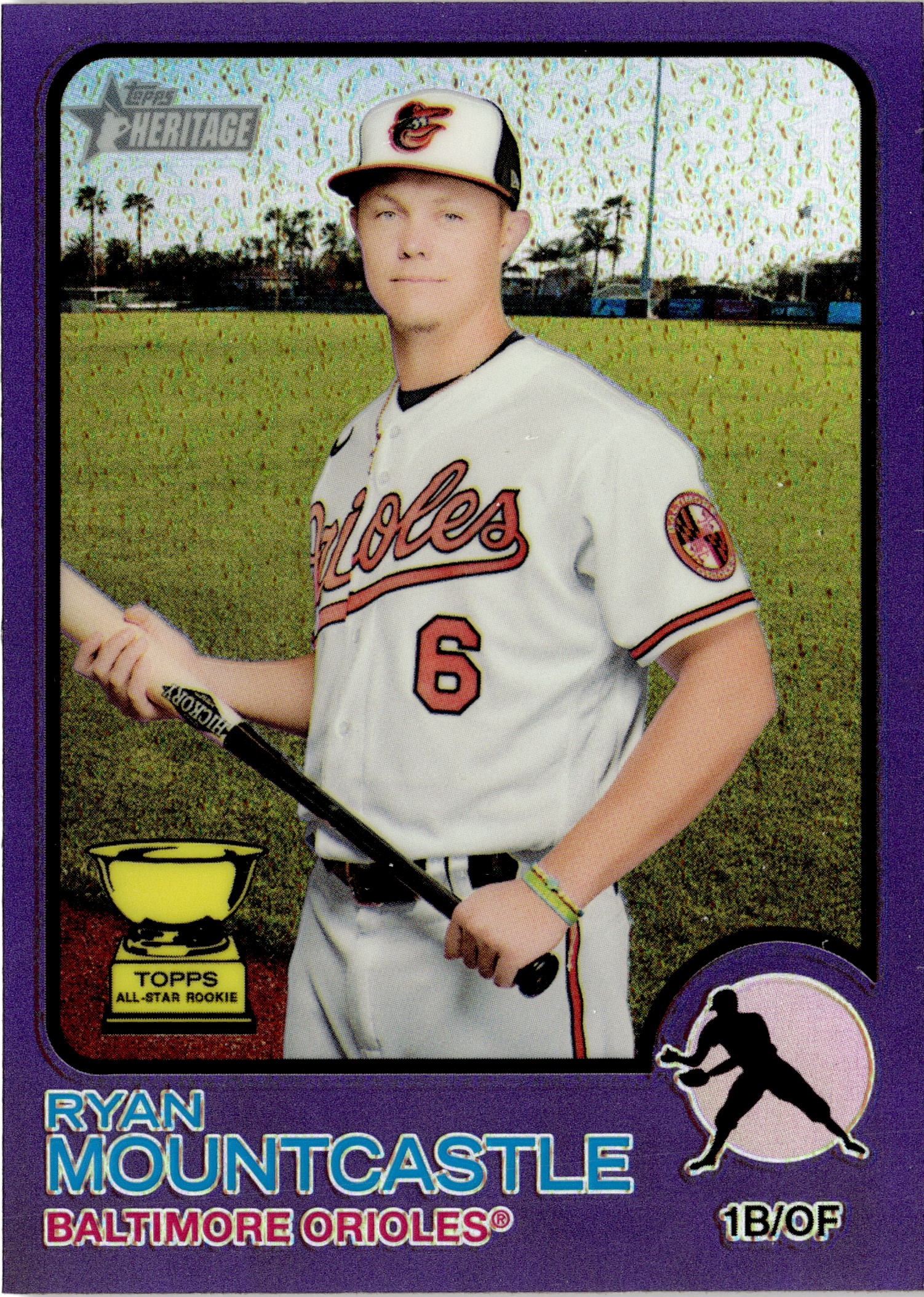 2022 Topps Heritage Ryan Mountcastle graded slab
