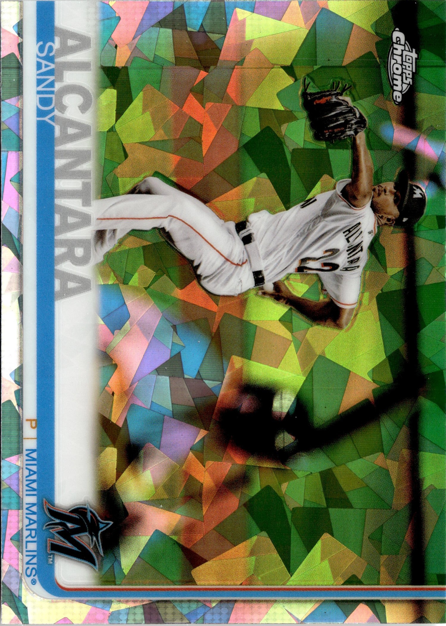 2025 Topps Chrome Sandy Alcantara graded slab