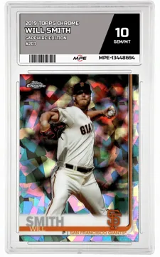 2019 TOPPS CHROME SAPPHIRE EDITION #203 WILL SMITH MPE 10 GEM/MT — graded card up for auction