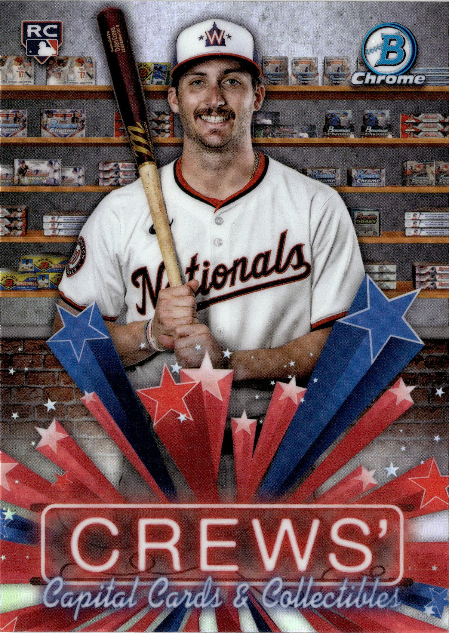 2025 Bowman Chrome Dylan Crews graded slab