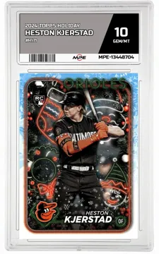 2024 TOPPS HOLIDAY #H171 HESTON KJERSTAD MPE 10 GEM/MT — graded card up for auction