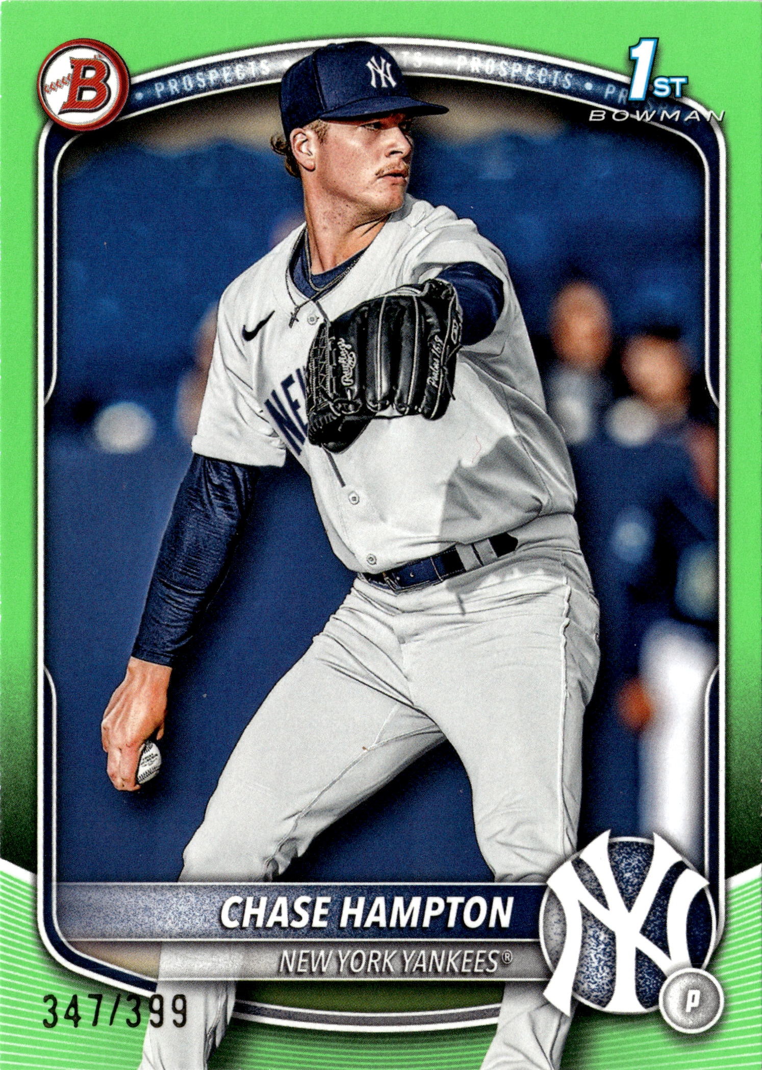 2025 Bowman Chase Hampton graded slab