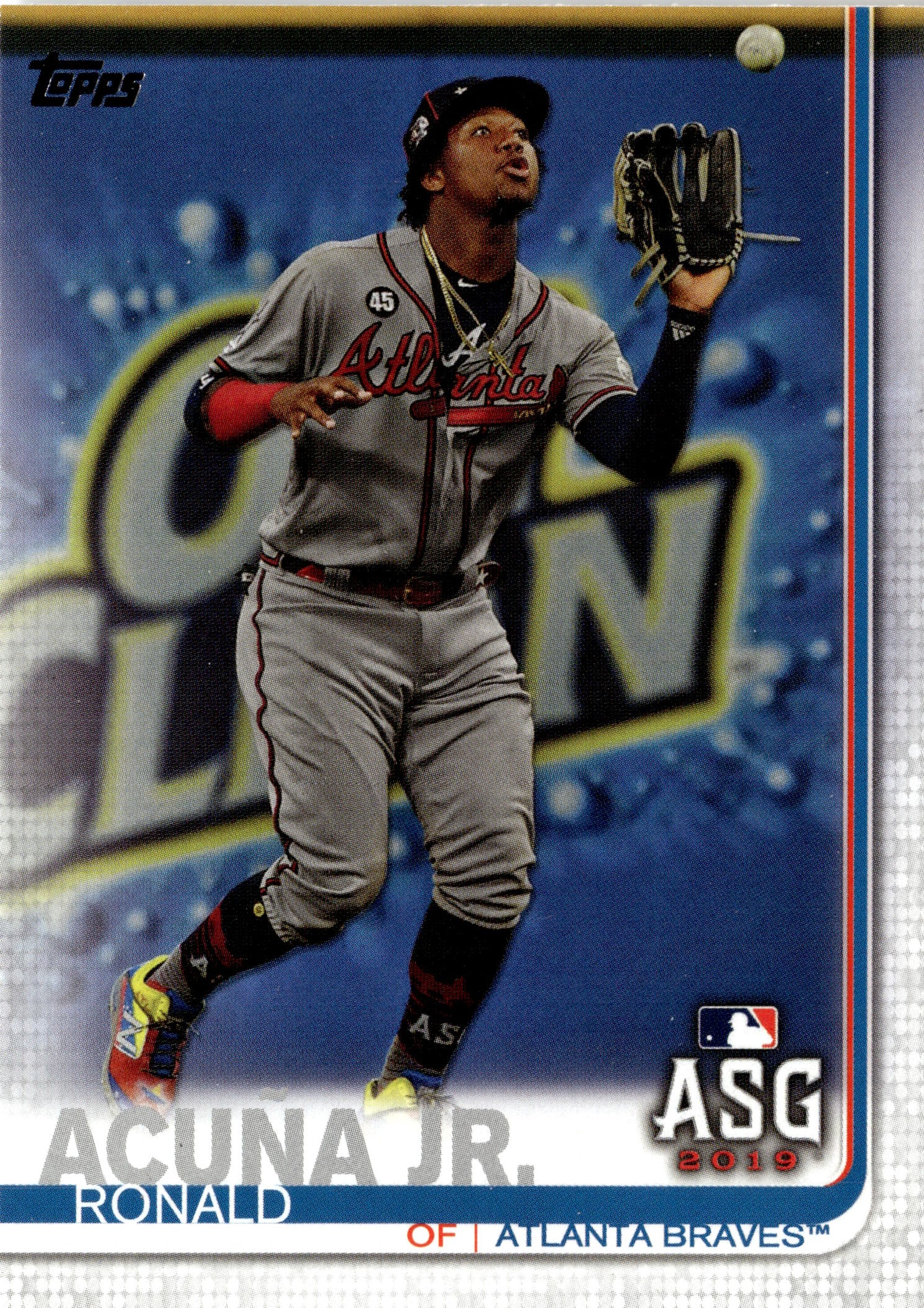 2019 Topps Update Ronald Acuña Jr. graded slab