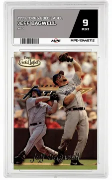 1999 TOPPS GOLD LABEL #80 JEFF BAGWELL MPE 9 MINT — graded card up for auction