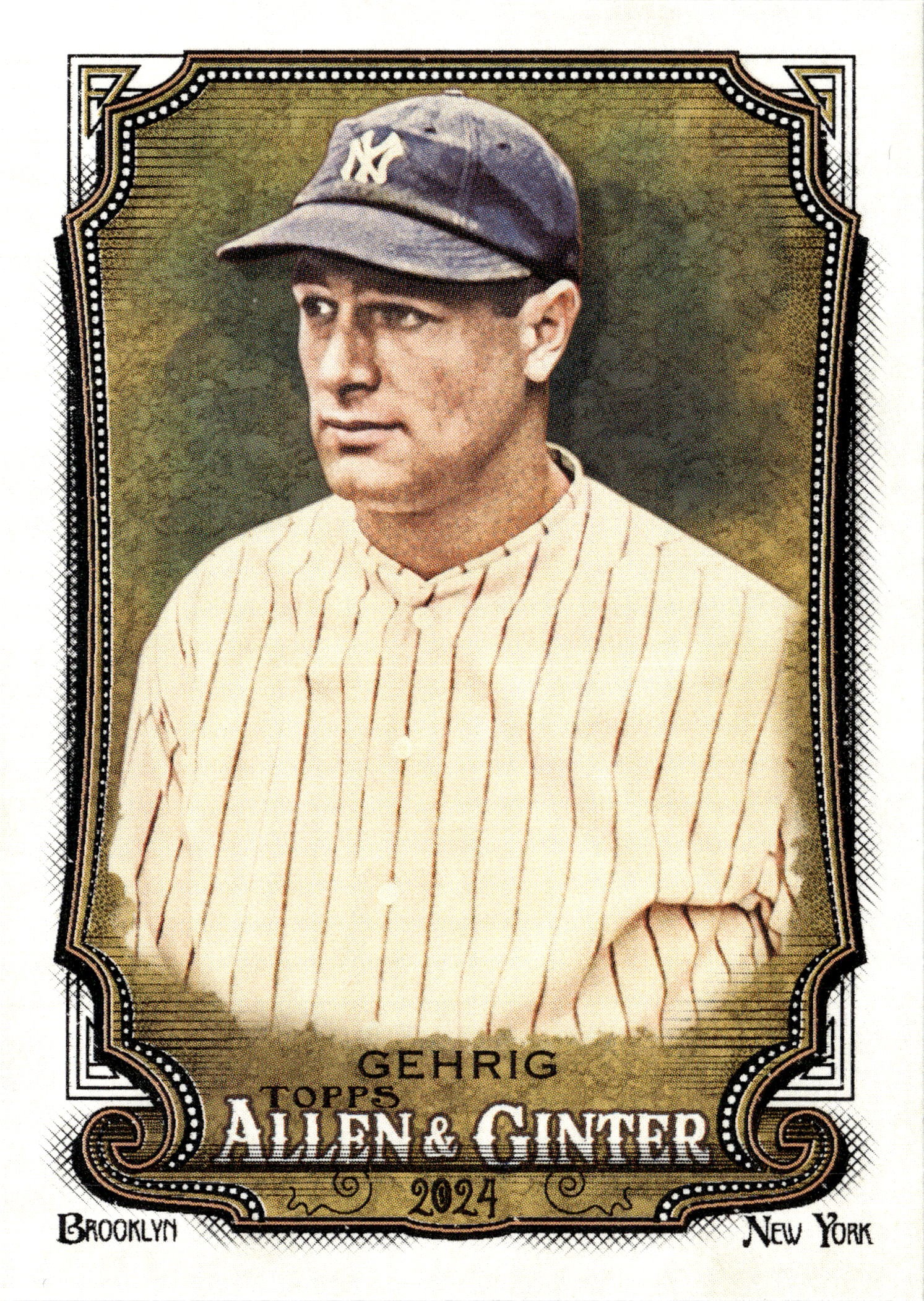 2024 Topps Allen & Ginter Lou Gehrig graded slab