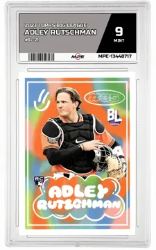 2023 TOPPS BIG LEAGUE #BL-21 ADLEY RUTSCHMAN MPE 9 MINT — graded card up for auction