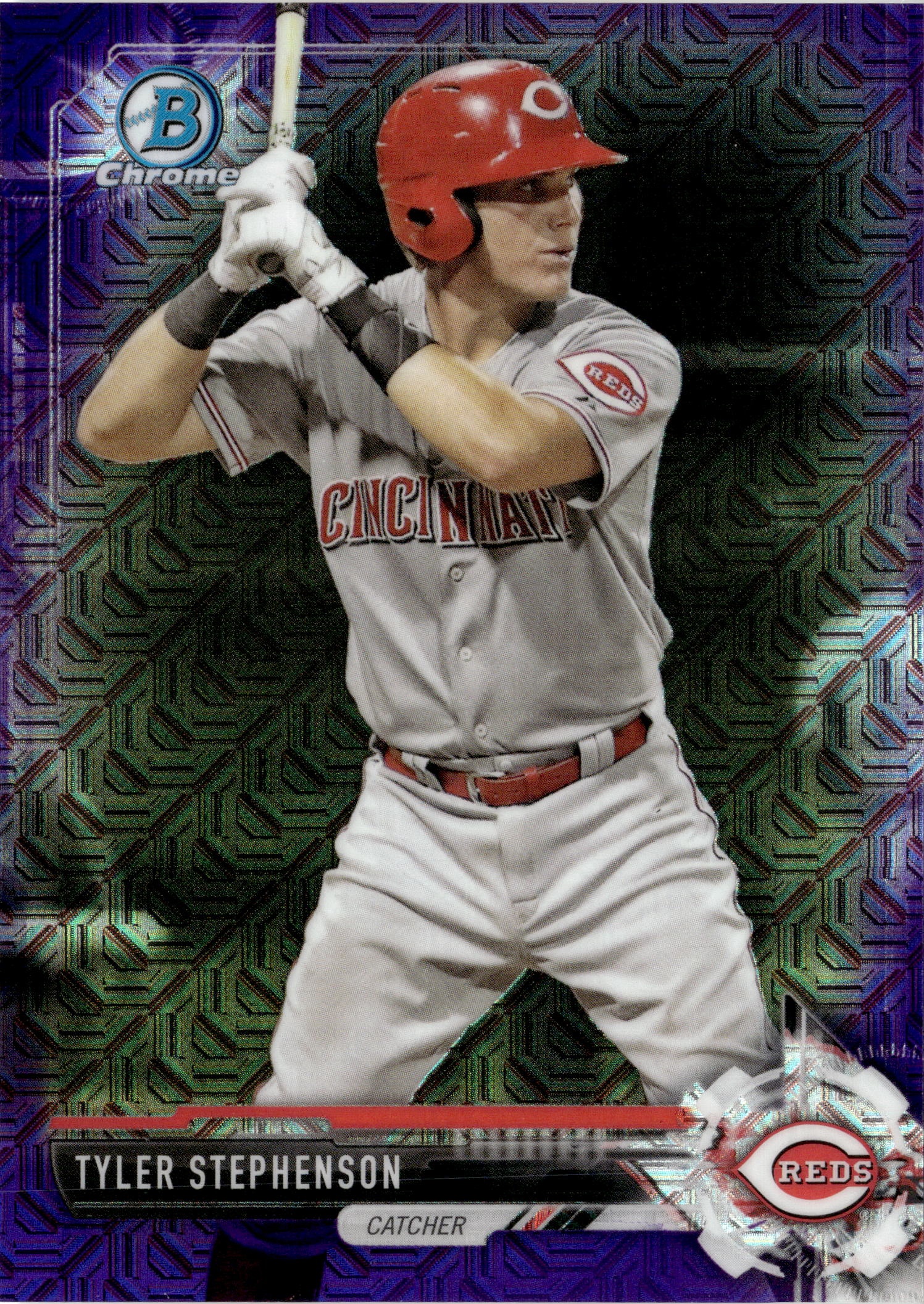 2017 Bowman Chrome Tyler Stephenson graded slab