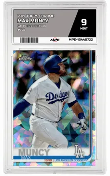 2019 TOPPS CHROME SAPPHIRE EDITION #658 MAX MUNCY MPE 9 MINT — graded card up for auction