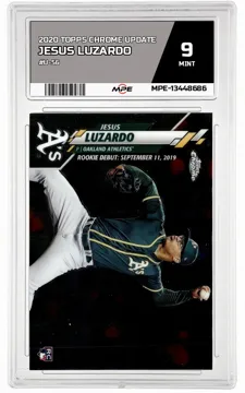 2020 TOPPS CHROME UPDATE #U-56 JESUS LUZARDO MPE 9 MINT — graded card up for auction