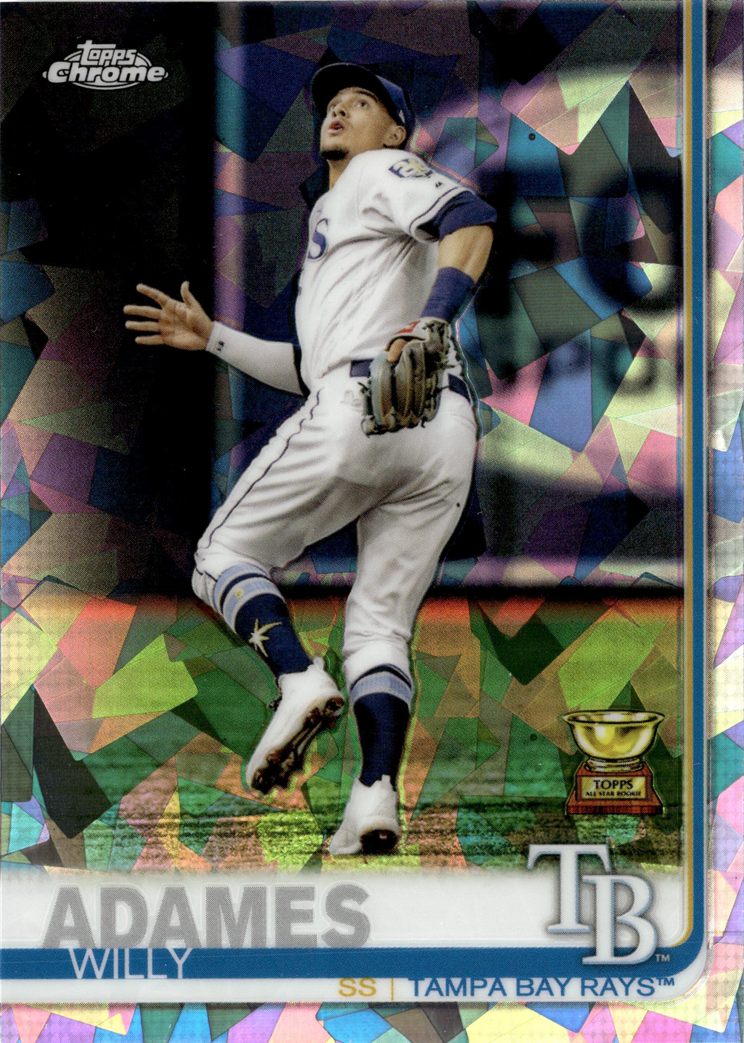 2019 Topps Chrome Willy Adames graded slab