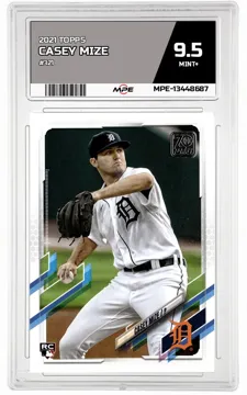 2021 TOPPS #321 CASEY MIZE MPE 9.5 MINT+ — graded card up for auction