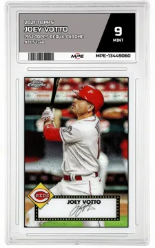 2021 TOPPS 1952 TOPPS REDUX-CHROME #TC52-48 JOEY VOTTO MPE 9 MINT — graded card up for auction