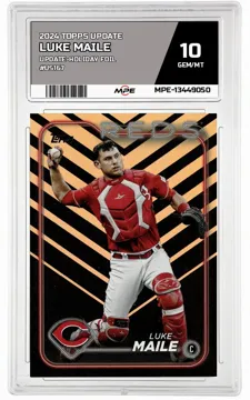 2024 TOPPS UPDATE UPDATE-HOLIDAY FOIL #US167 LUKE MAILE MPE 10 GEM/MT — graded card up for auction