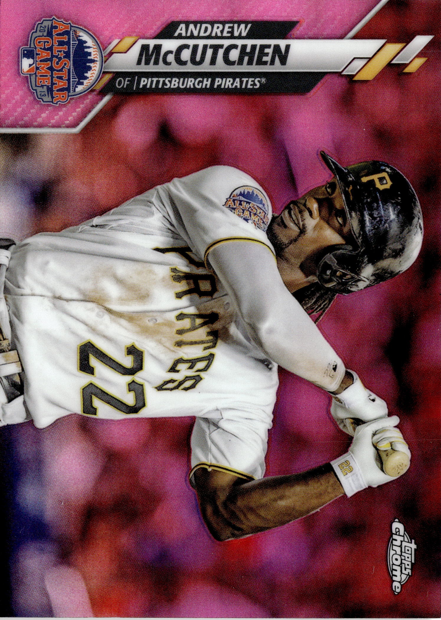 2020 Topps Chrome Update Andrew McCutchen graded slab