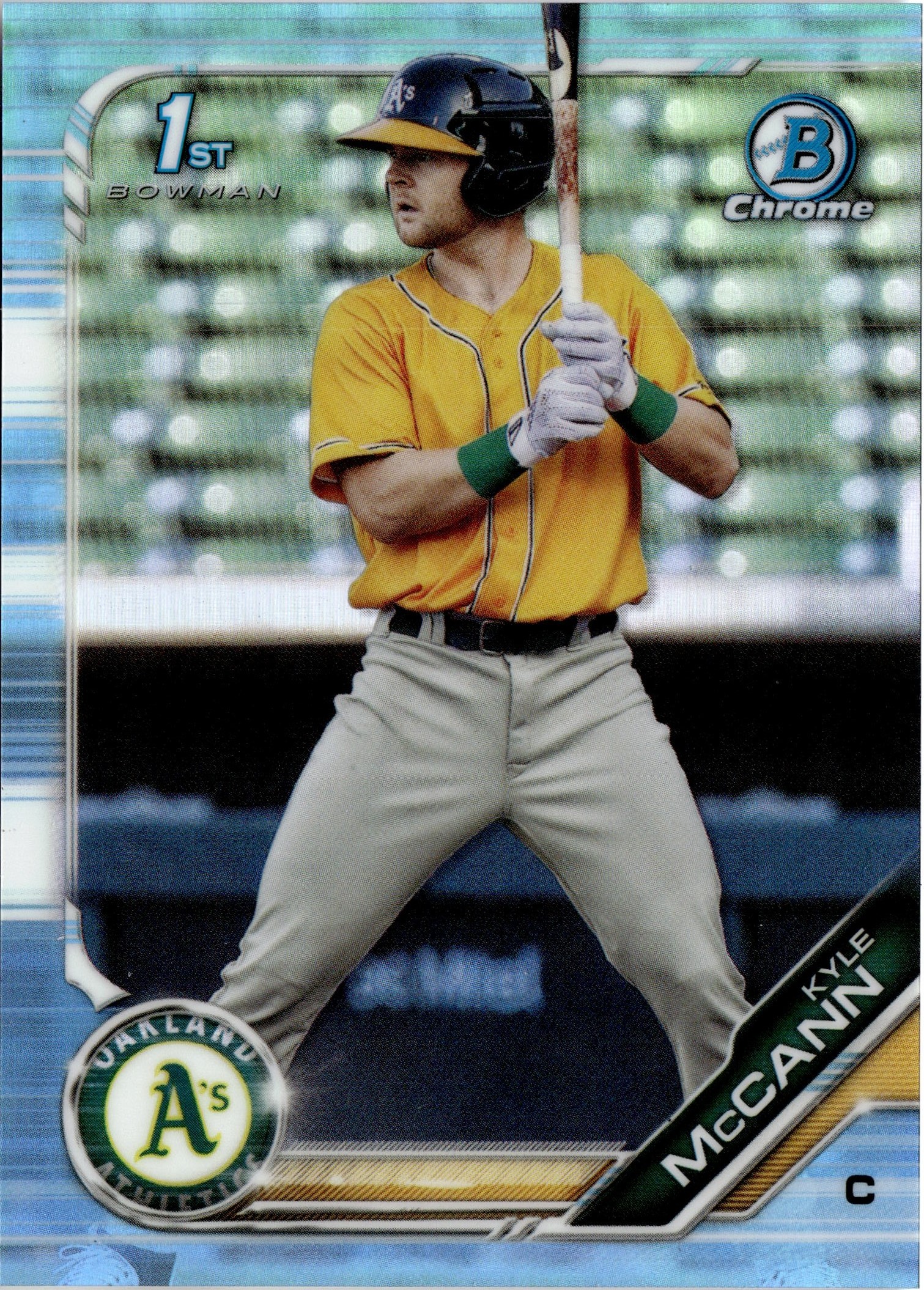 2019 Bowman Chrome Kyle McCann graded slab