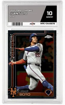 2025 TOPPS CHROME #200 JUAN SOTO MPE 10 GEM/MT — graded card up for auction