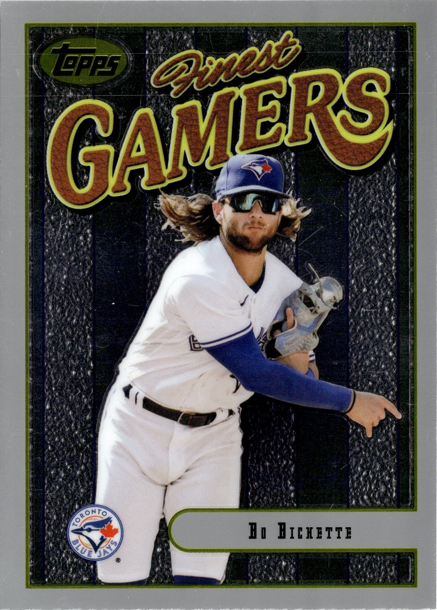 2023 Topps Finest Bo Bichette graded slab
